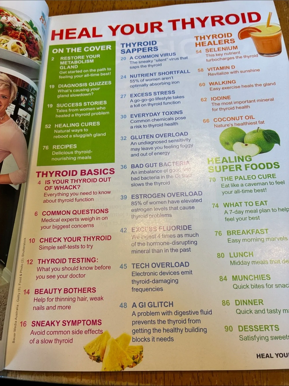 Lot of 3 Health cooking magazines